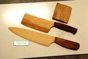 Wooden Cheese & Vegetable Knives